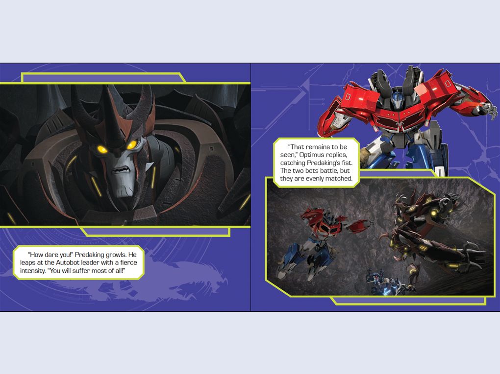 Transformers Prime Beast Hunters: Optimus Prime versus Predaking