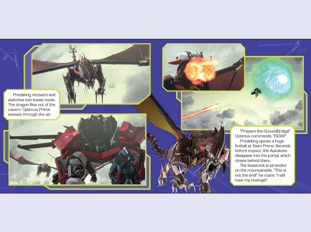 Transformers Prime Beast Hunters: Optimus Prime versus Predaking