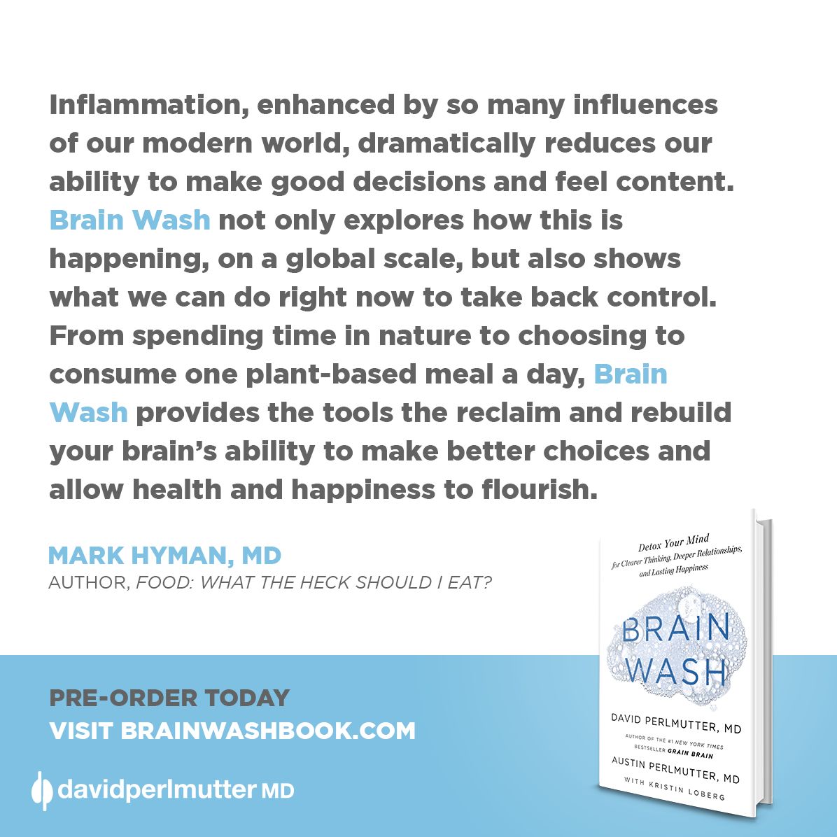 Brain Wash: Detox Your Mind for Clearer Thinking, Deeper Relationships, and Lasting Happiness