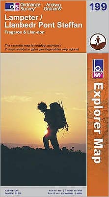 Lampeter Great Britain Topographic Map