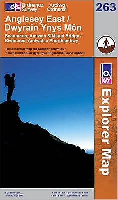 Anglesey East Great Britain Map