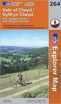 Vale of Clwyd & Dyffryn Clwyd Great Britain Map