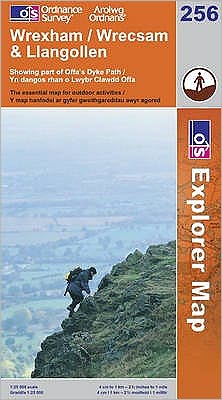 Wrexham & Llangollen Great Britain Map