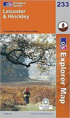 Leicester & Hinkley Great Britain Map