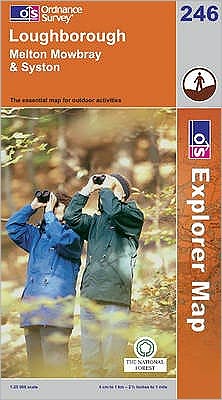 Loughborough,Melton,Mowb ray & Syston Great Brita Map
