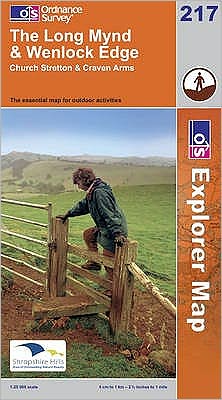 Long Mynd & Wenlock Edge Map