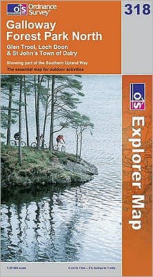 Galloway Forest Park North Map