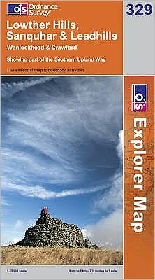 Lowther Hills, Sanquhar & Leadhills Map