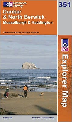 Dunbar & North Berwick Scotland Map