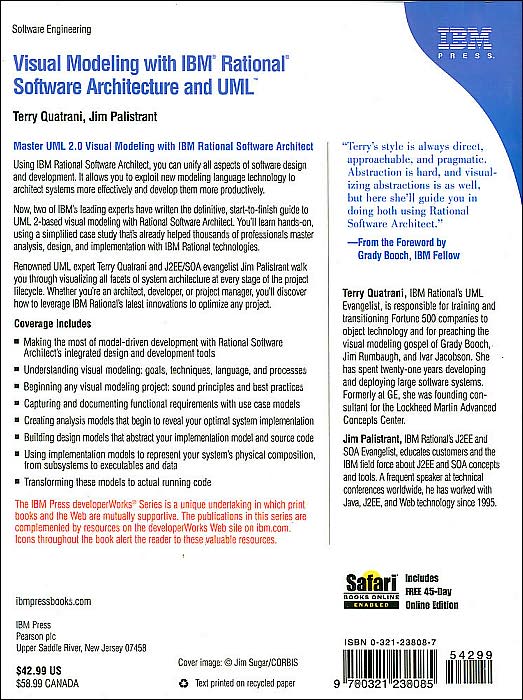 Visual Modeling with IBM Rational Software Architect and UML