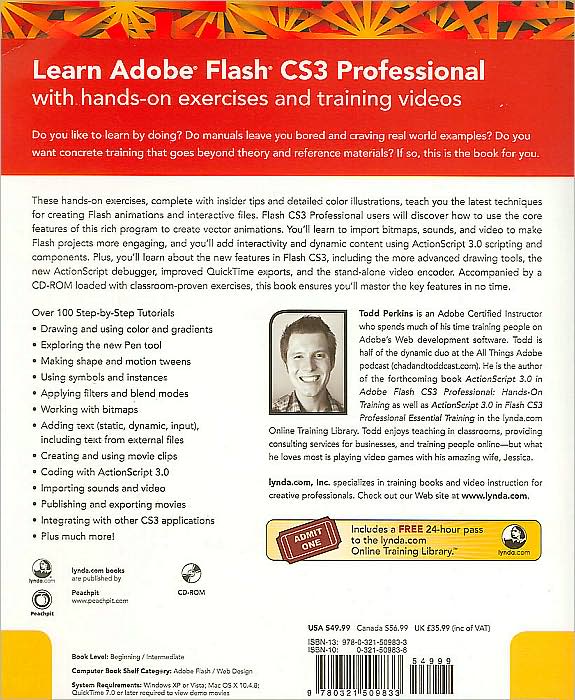 Adobe Flash CS3 Professional (Hands-On Training Series)