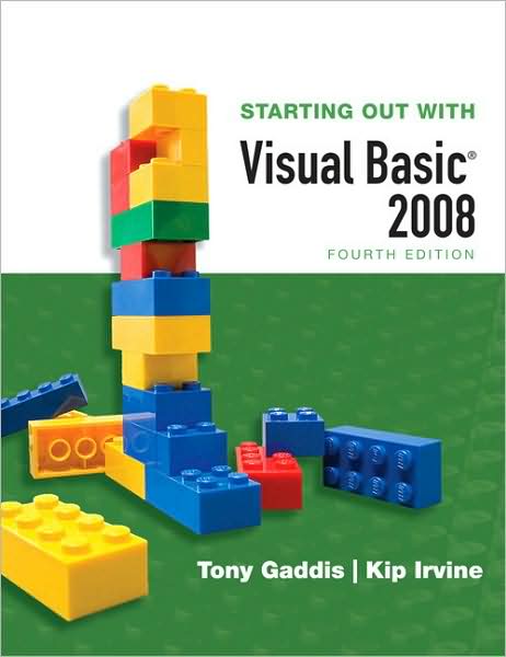 Starting out With Visual BASIC 2008 - With 2 CD's