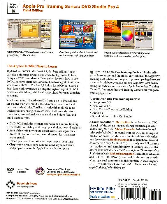 Apple Pro Training Series: DVD Studio Pro 4 (Apple Pro Training Series)