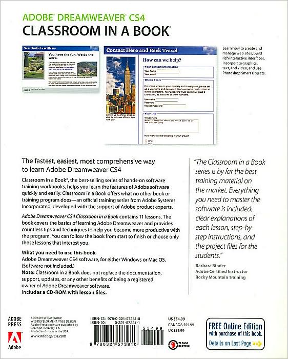 Adobe Dreamweaver CS4 Classroom in a Book (With CD)