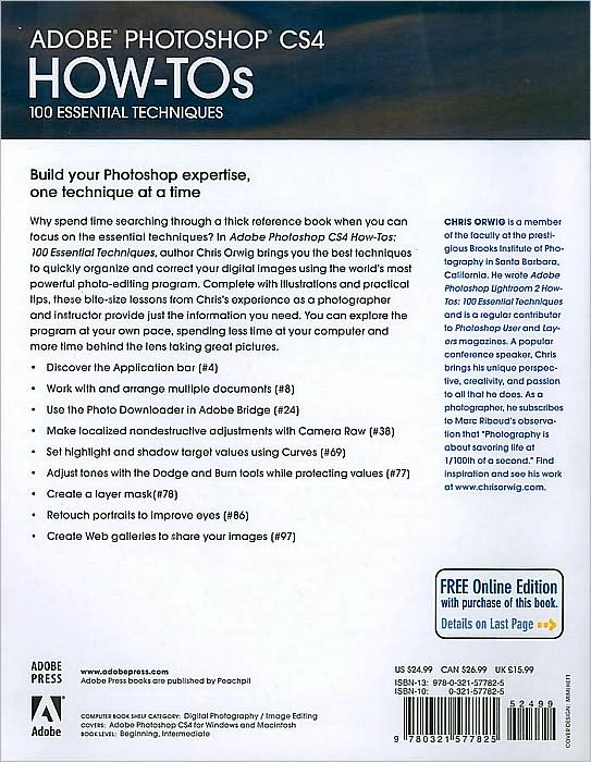 Adobe Photoshop CS4 How-Tos: 100 Essential Techniques (How - Tos series)