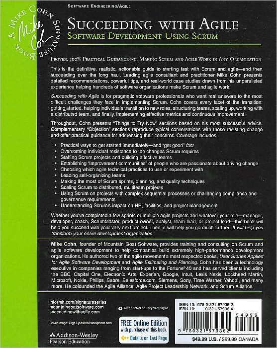 Succeeding with Agile: Software Development Using Scrum