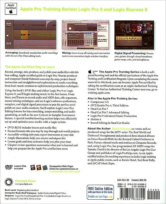 Apple Pro Training Series: Logic Pro 9 and Logic Express 9 (Apple Pro Training Series)