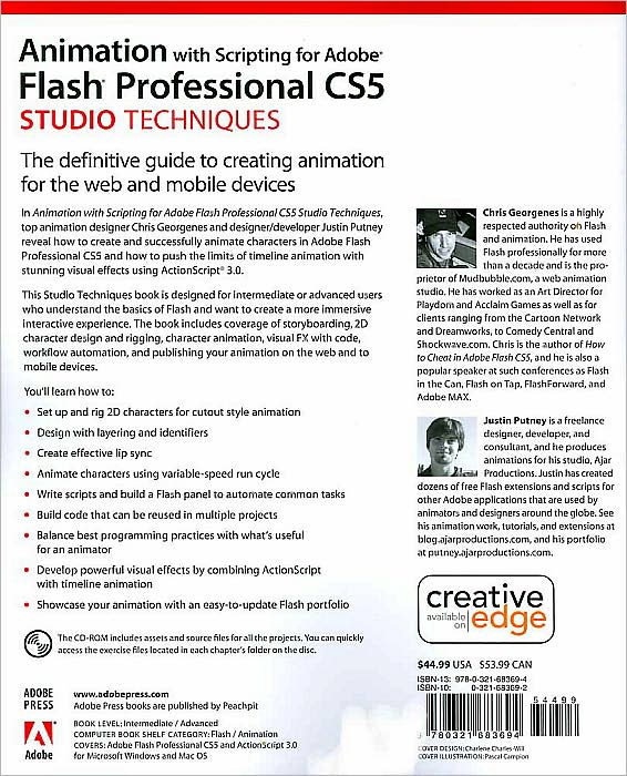 Animation with Scripting for Adobe Flash Professional CS5 Studio Techniques