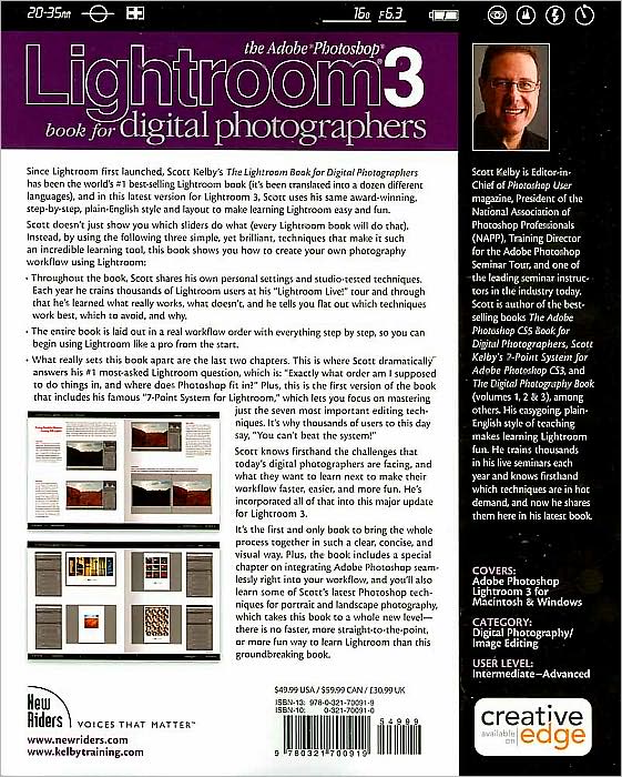 The Adobe Photoshop Lightroom 3 Book for Digital Photographers