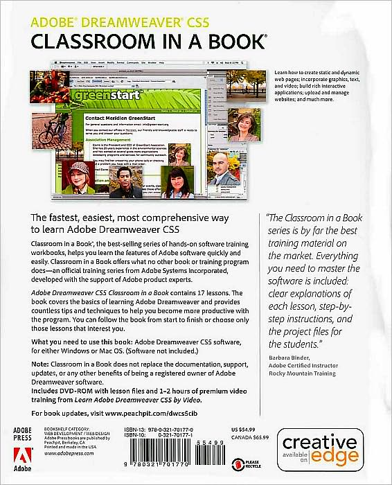 Adobe Dreamweaver CS5 Classroom in a Book