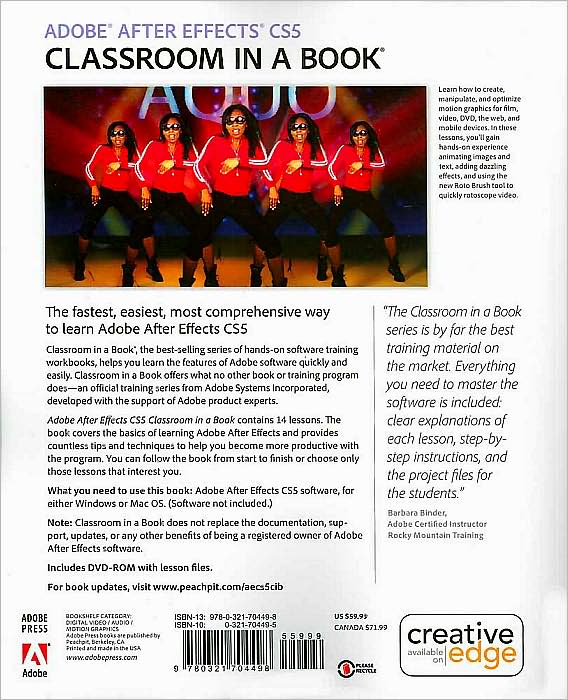 Adobe After Effects CS5 Classroom in a Book
