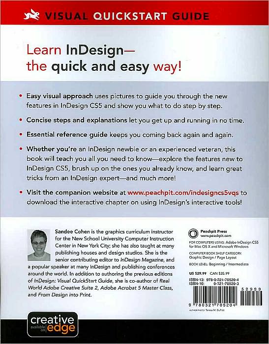 InDesign CS5 for Macintosh and Windows: Visual QuickStart Guide