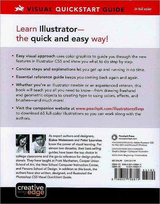 Illustrator CS5 for Windows and Macintosh: Visual QuickStart Guide