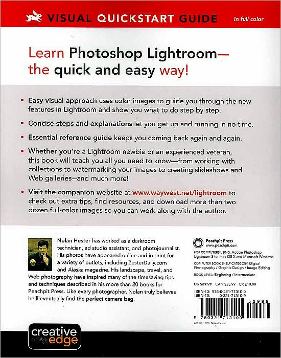 Photoshop Lightroom 3: Visual QuickStart Guide