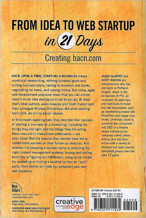 From Idea to Web Start-up in 21 Days: Creating bacn.com