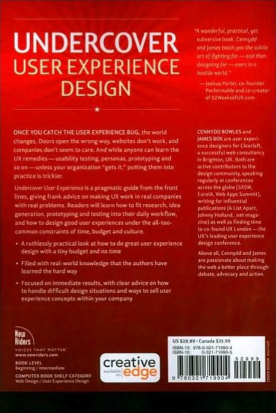 Undercover User Experience Design