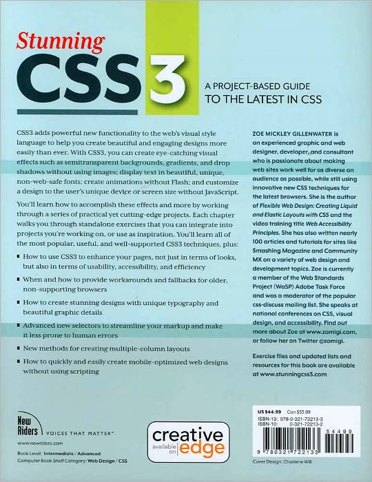 Stunning CSS3: A project-based guide to the latest in CSS