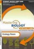 MasteringBiology without Pearson eText for -- Virtual Lab Ecology Room -- Standalone Access Card