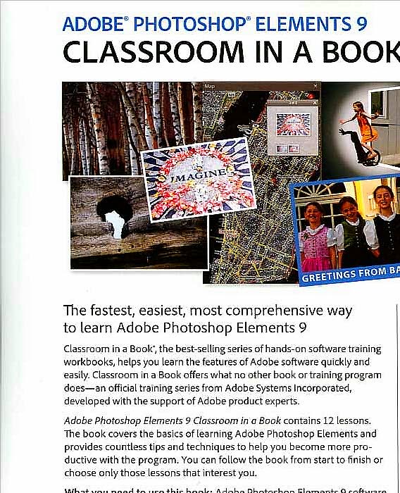 Adobe Photoshop Elements 9 Classroom in a Book