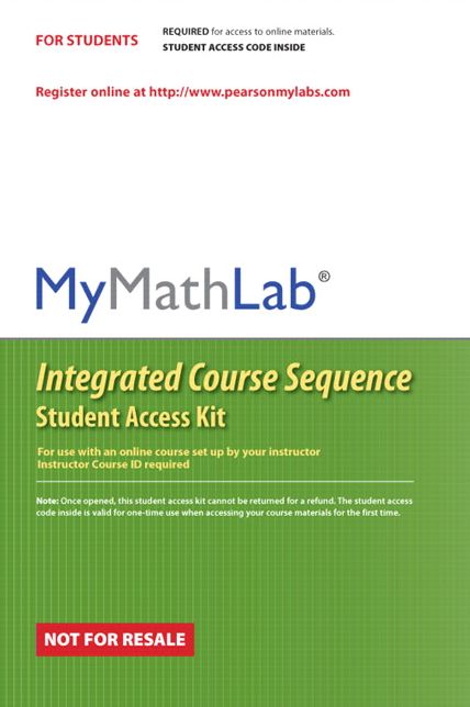 MyMathLab-CourseCompass Integrated Course Sequence Student Access Kit (Valuepacks)