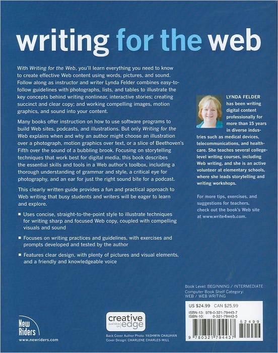 Writing for the Web: Creating Compelling Web Content Using Words, Pictures, and Sound