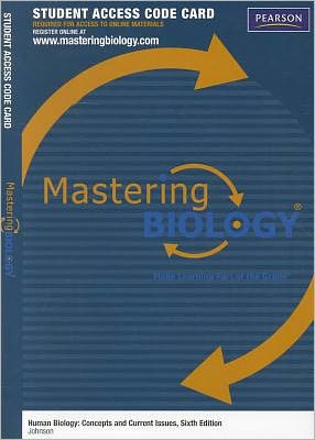 MasteringBiology -- Standalone Access Card -- for Human Biology: Concepts and Current Issues