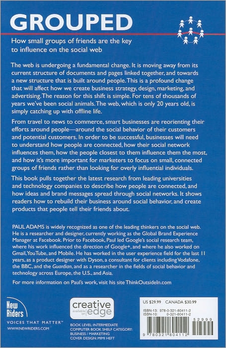 Grouped: How Small Groups of Friends Are the Key to Influence on the Social Web