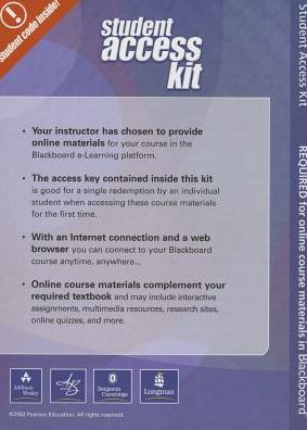 Blackboard -- Access Card -- for Campbell Biology