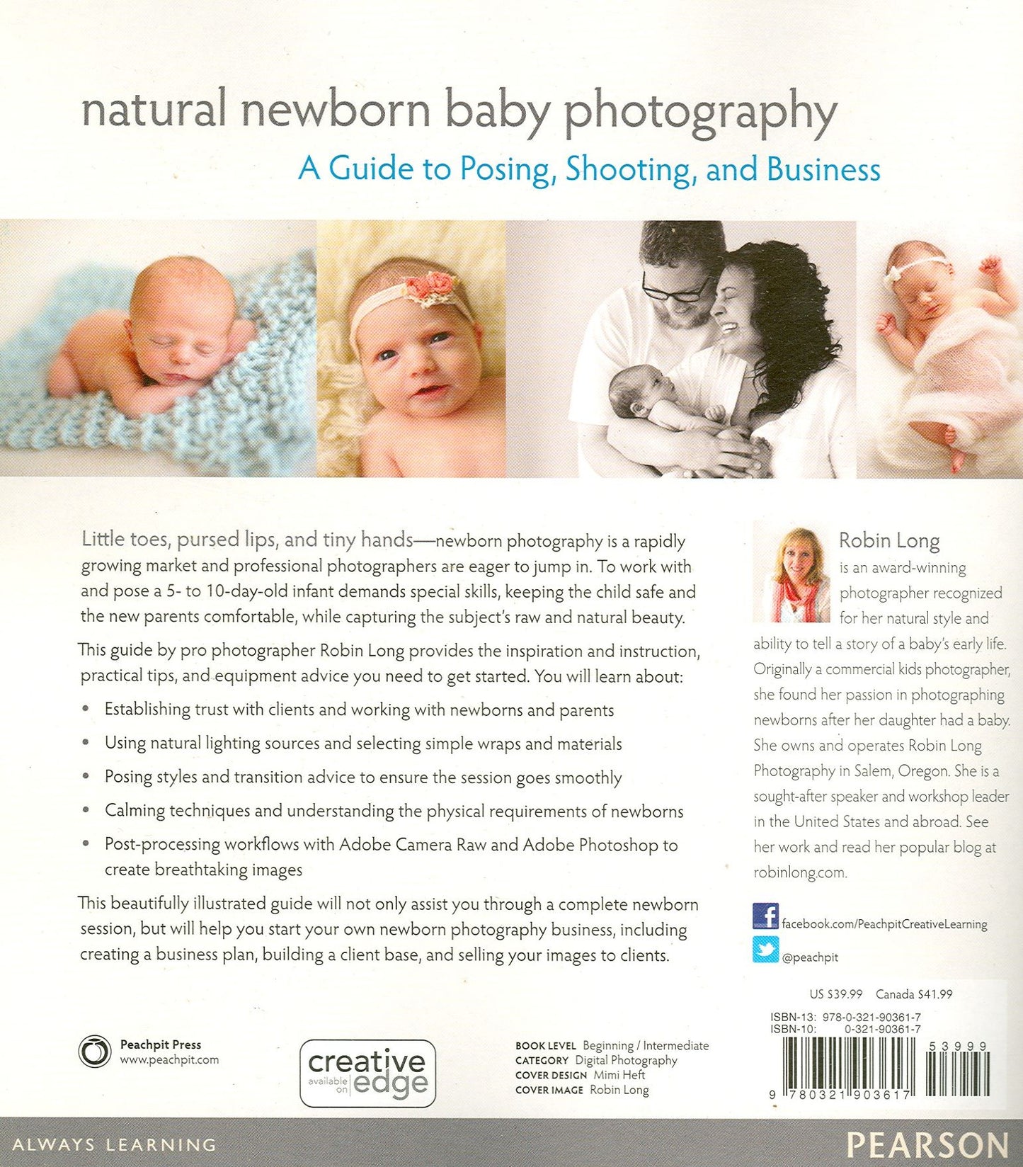 Natural Newborn Baby Photography: A Guide to Posing, Shooting, and Business