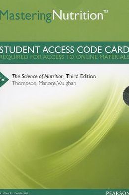 MasteringNutrition plus MyDietAnalysis -- Standalone Access Card -- for The Science of Nutrition