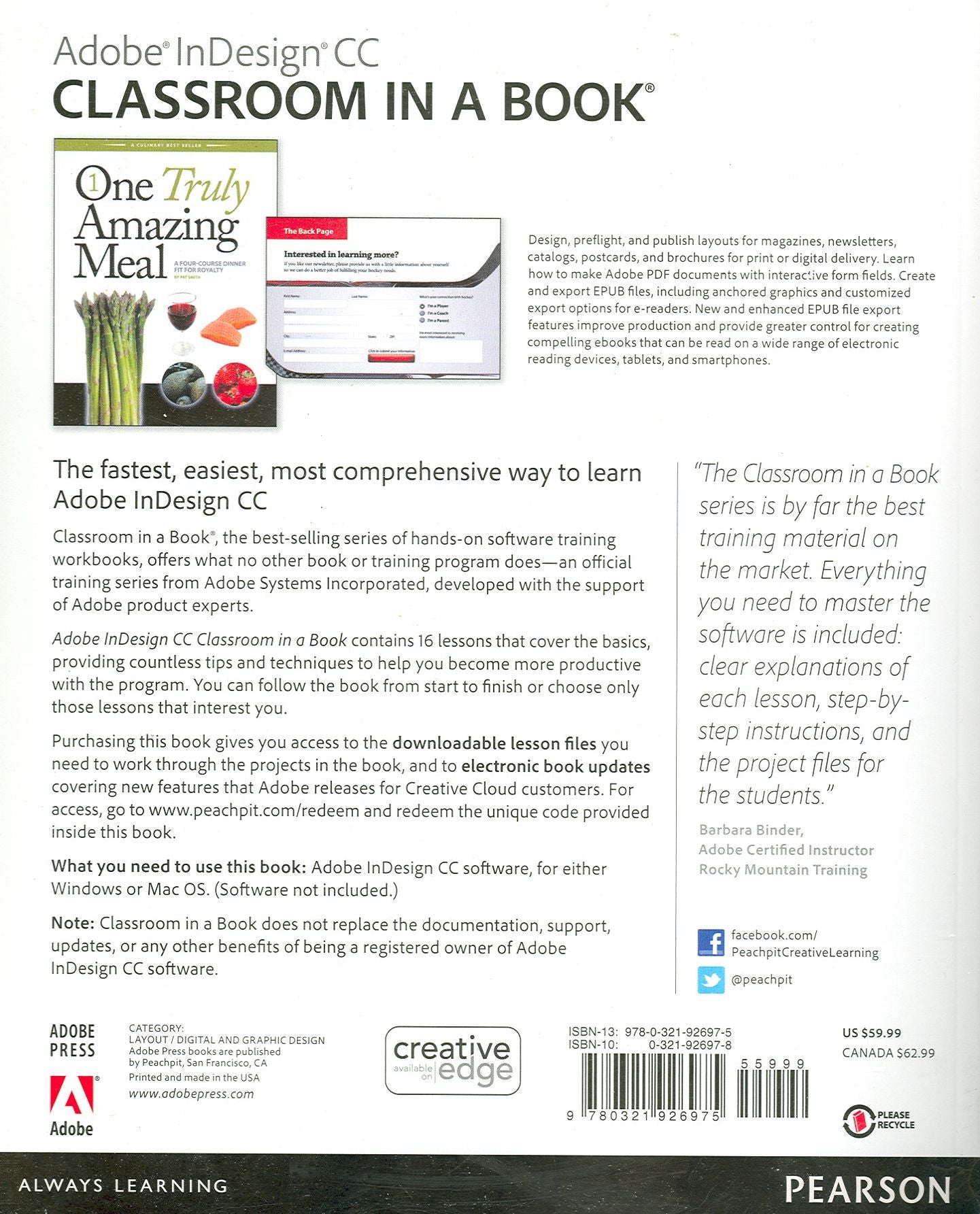 Adobe InDesign CC Classroom in a Book