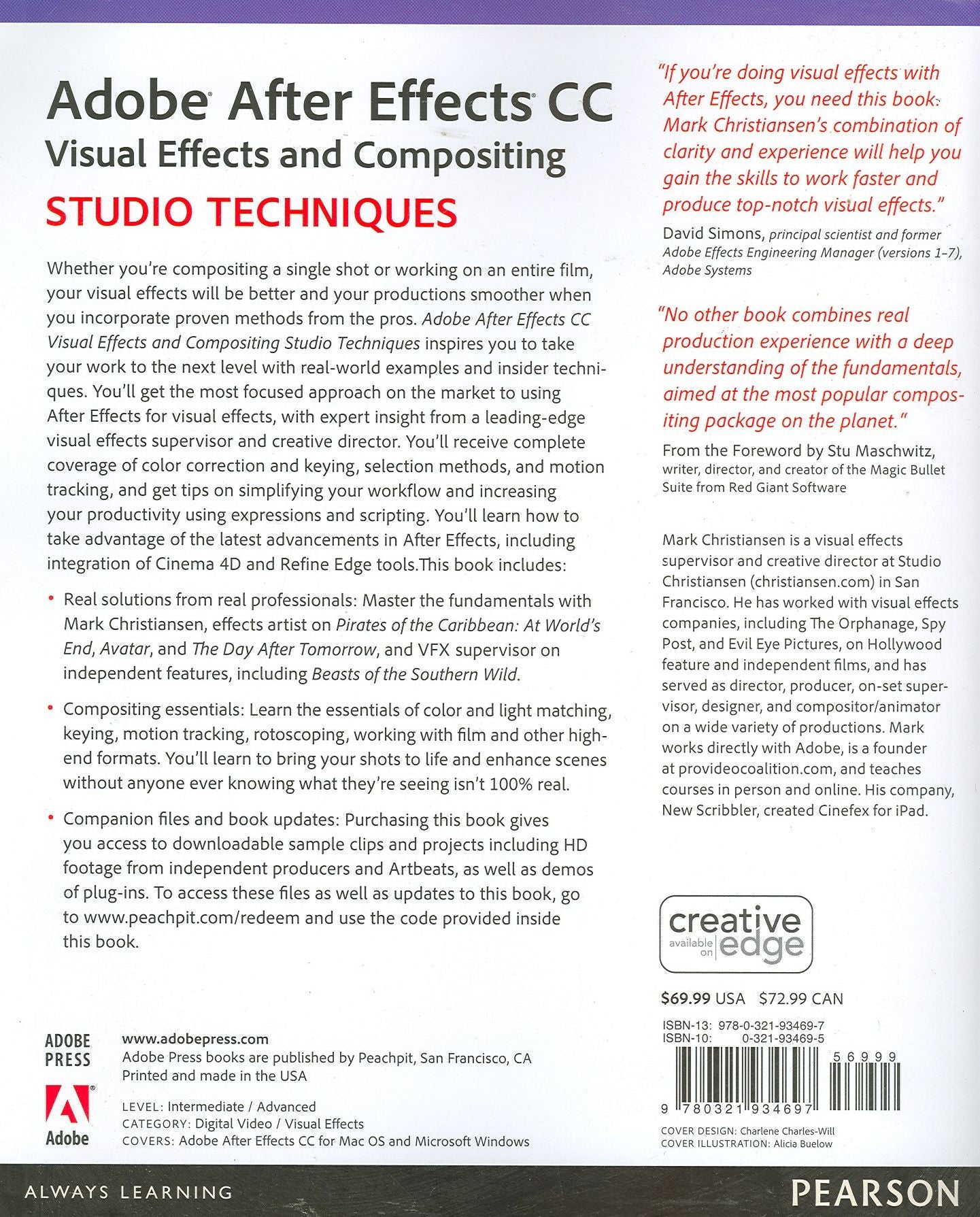 Adobe After Effects CC Visual Effects and Compositing Studio Techniques