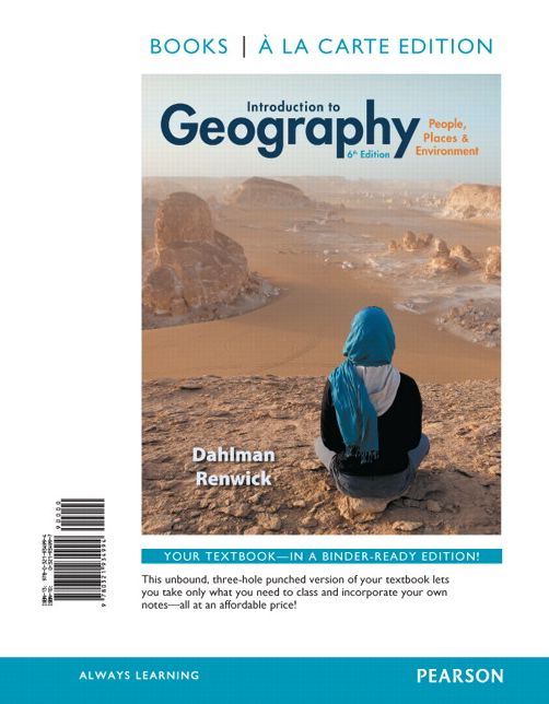 Introduction to Geography: People, Places & Environment, Books a la Carte Plus MasteringGeography with eText -- Access Card Package