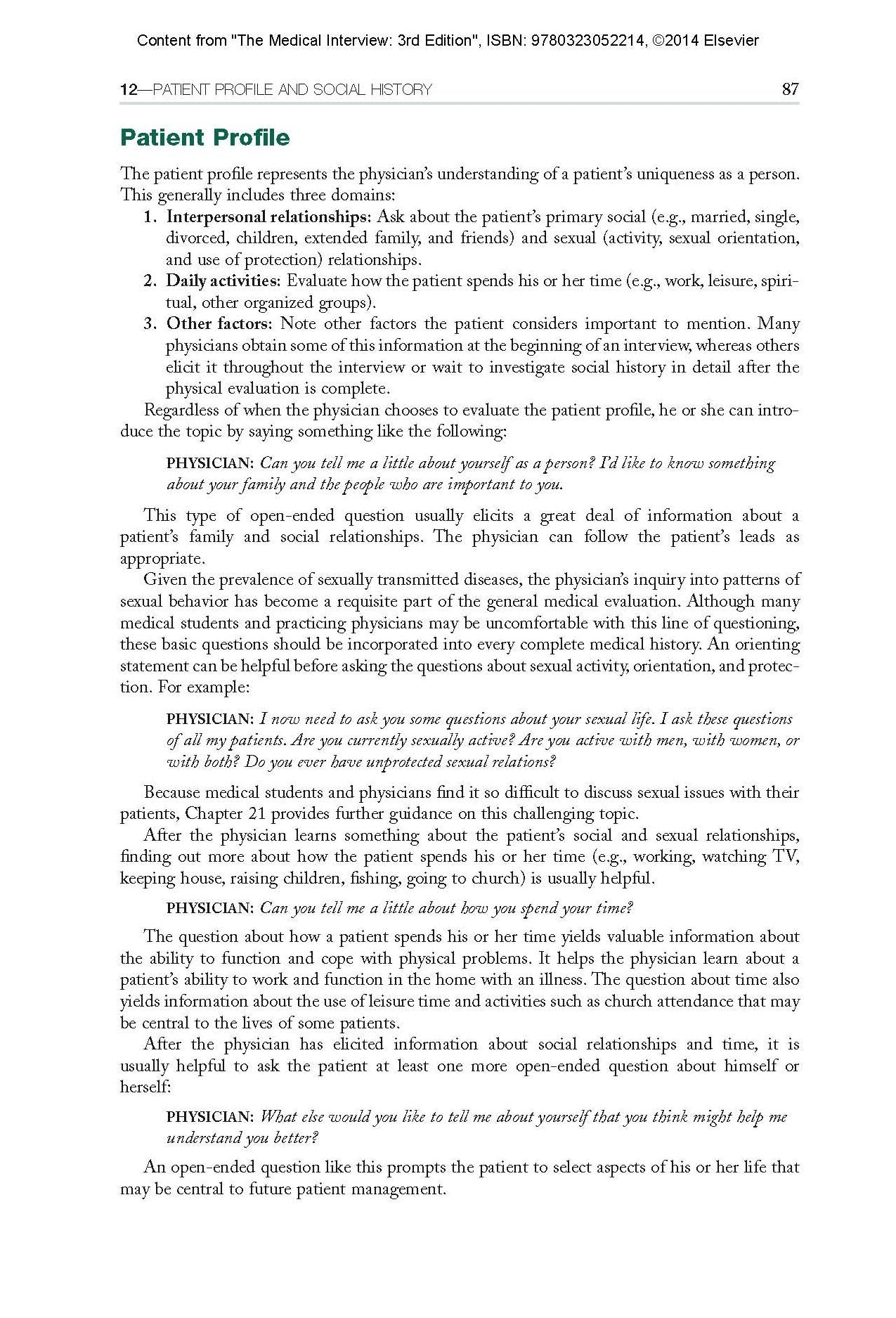 The Medical Interview: The Three Function Approach with STUDENT CONSULT Online Access