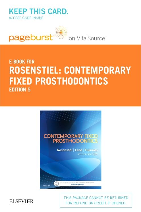 Contemporary Fixed Prosthodontics - Elsevier E-Book on VitalSource