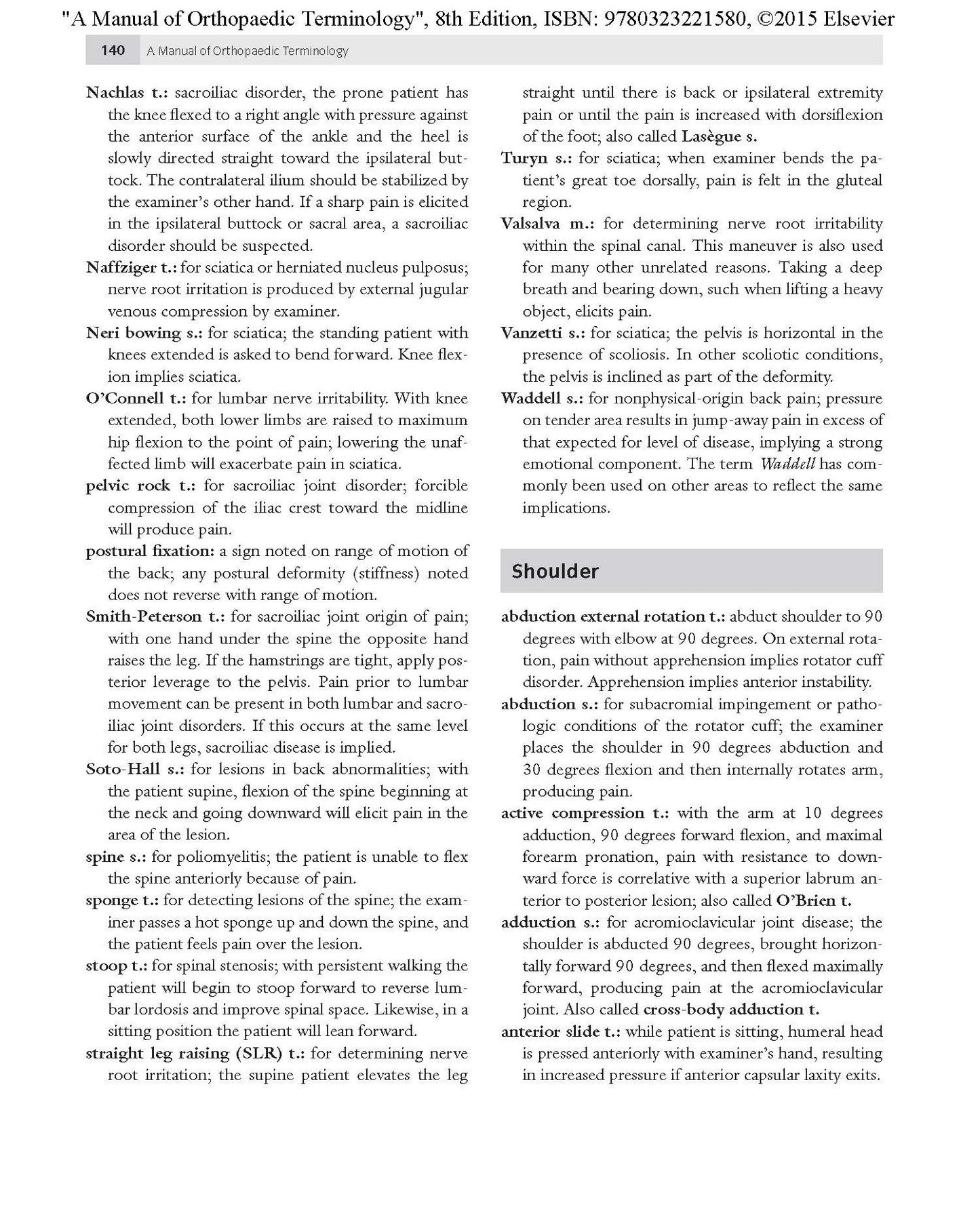 A Manual of Orthopaedic Terminology: Expert Consult - Online and Print