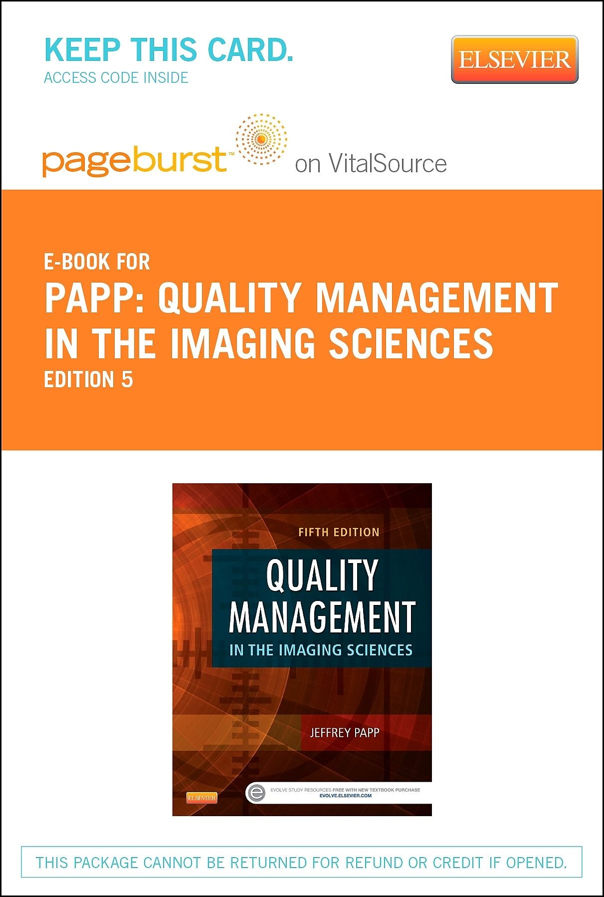 Quality Management in the Imaging Sciences - E-Book