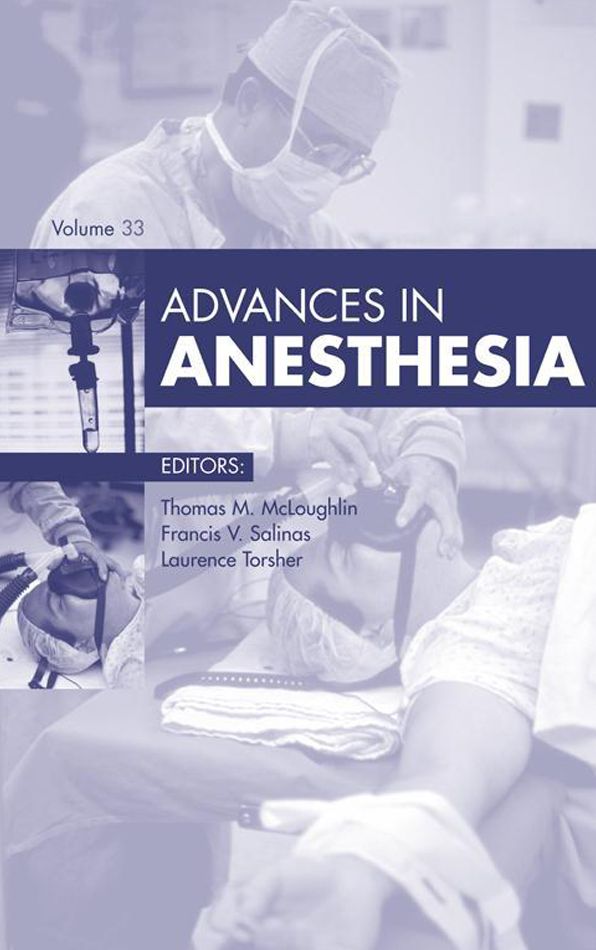 Advances in Anesthesia, E-Book