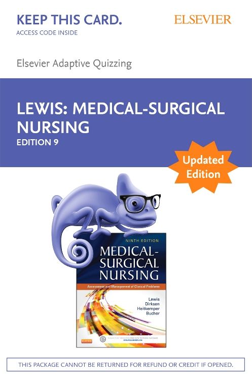 Elsevier Adaptive Quizzing for Medical-Surgical Nursing (Access Card), Updated Edition: Assessment and Management of Clinical Problems