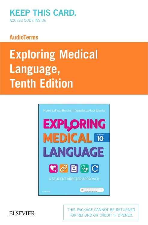 Audioterms for Exploring Medical Language - Retail Pack